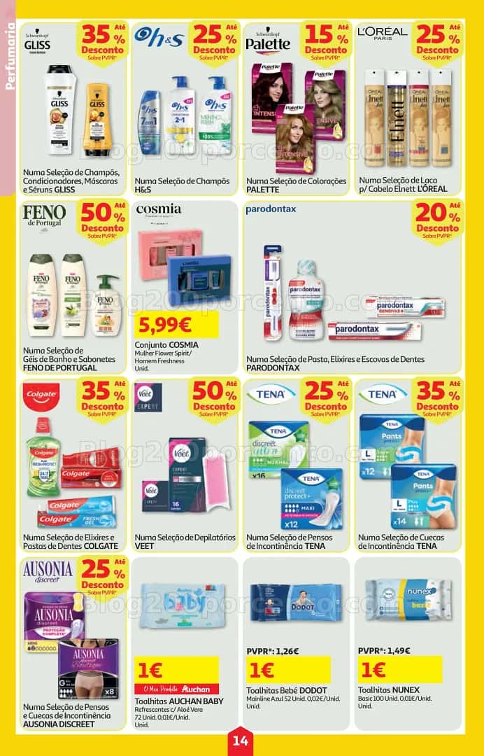 Antevisão Folheto AUCHAN - MINIPREÇO Promoções de 16 a 22 abril